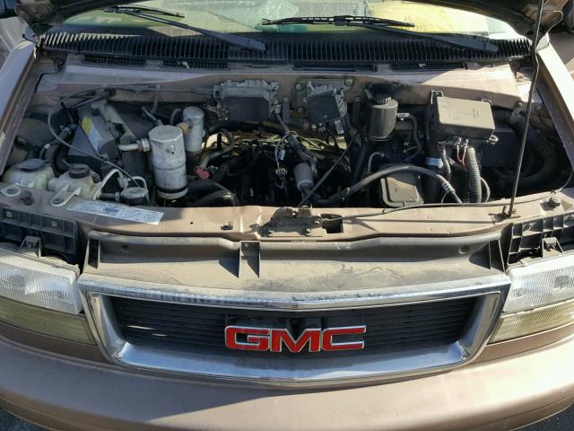 1GKDM19W0YB532811 - 2000 GMC SAFARI XT BROWN photo 7