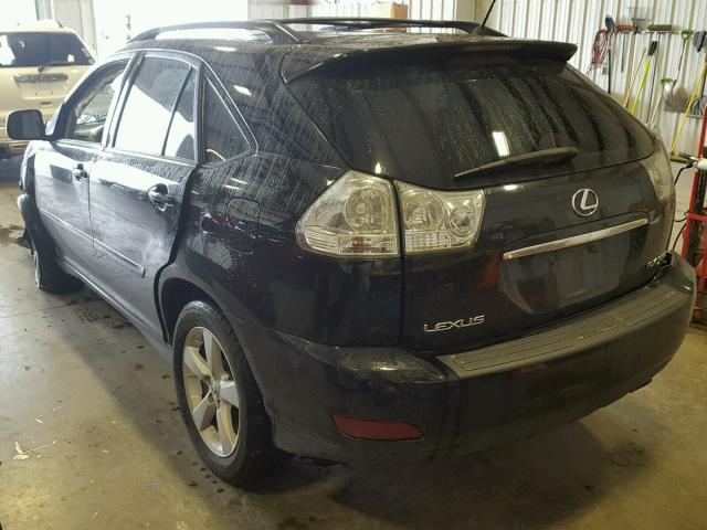 2T2GA31U15C033905 - 2005 LEXUS RX 330 BLACK photo 3