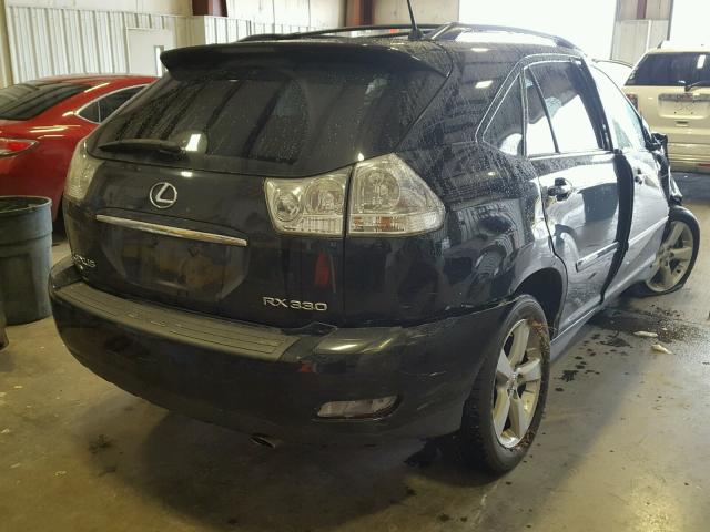 2T2GA31U15C033905 - 2005 LEXUS RX 330 BLACK photo 4