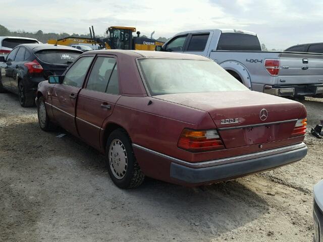 WDBEA30E7NB714184 - 1992 MERCEDES-BENZ 300 E MAROON photo 3