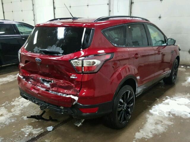 1FMCU9G95HUE22680 - 2017 FORD ESCAPE SE RED photo 4