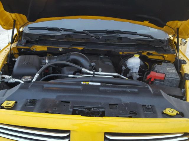 1C6RR7MT2GS341643 - 2016 RAM 1500 SPORT YELLOW photo 7