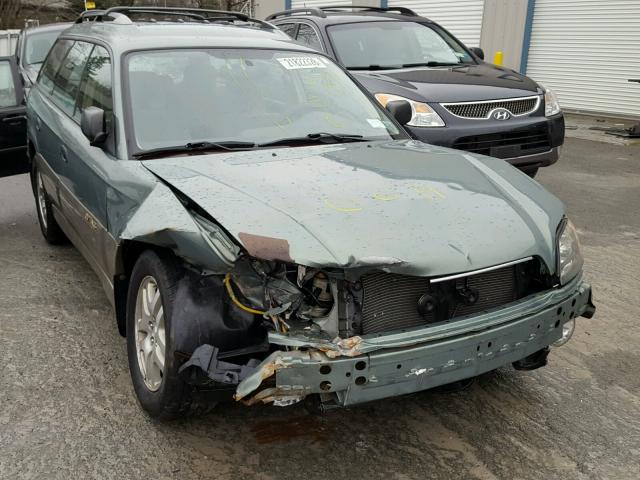 4S3BH675237656427 - 2003 SUBARU LEGACY OUT GREEN photo 1