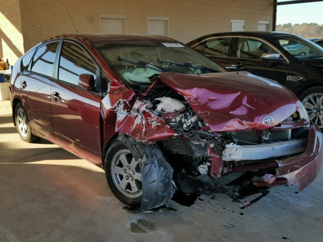 JTDKB20U457038721 - 2005 TOYOTA PRIUS MAROON photo 1