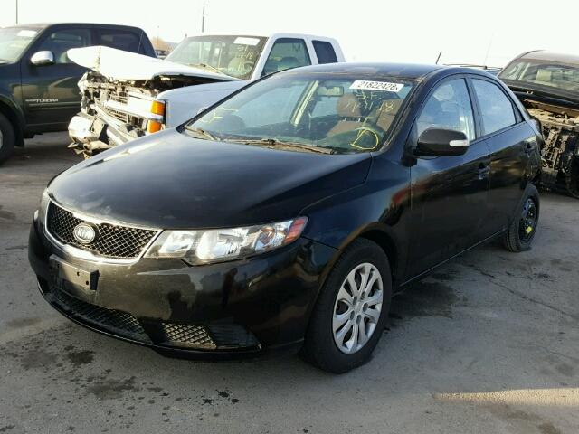 KNAFU4A2XA5823879 - 2010 KIA FORTE EX BLACK photo 2