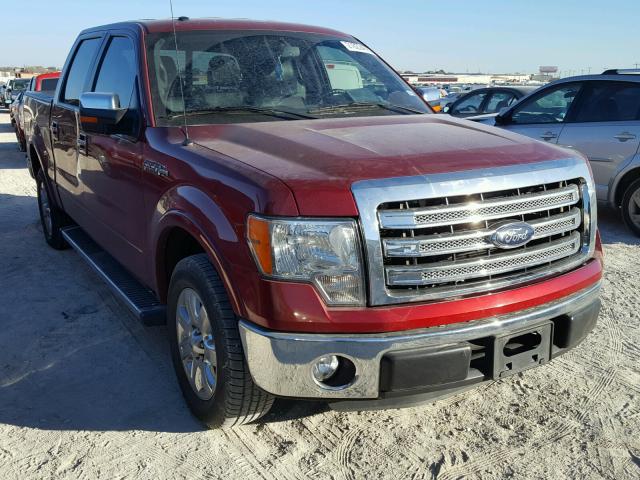 1FTFW1CF0DKF94050 - 2013 FORD F150 SUPER RED photo 1