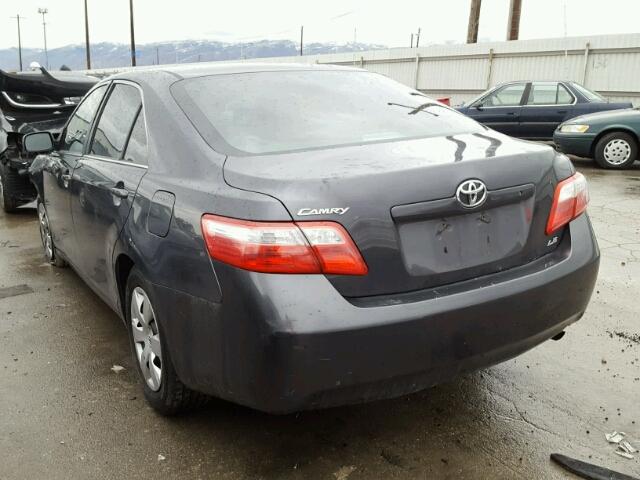 4T1BE46K89U374786 - 2009 TOYOTA CAMRY BASE GRAY photo 3