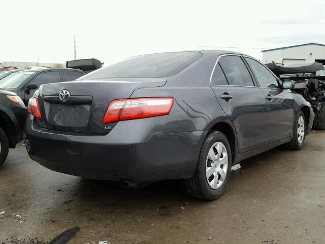 4T1BE46K89U374786 - 2009 TOYOTA CAMRY BASE GRAY photo 4