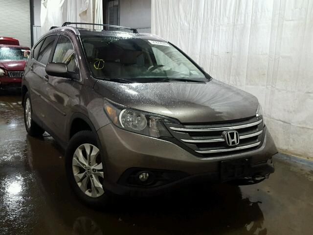 5J6RM4H77DL017736 - 2013 HONDA CR-V EXL GRAY photo 1