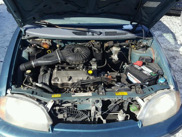 2C1MR5290V6725495 - 1997 GEO METRO LSI GREEN photo 7