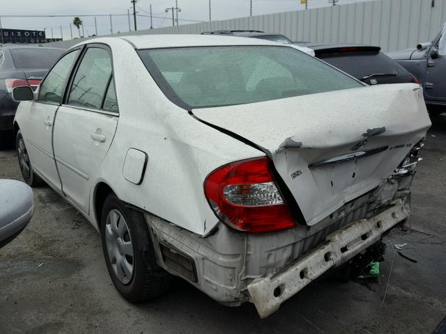 4T1BE32K93U241879 - 2003 TOYOTA CAMRY LE WHITE photo 3