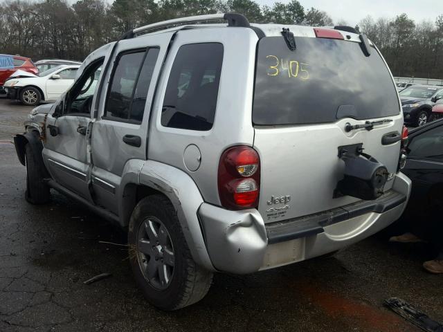 1J4GL58K87W703405 - 2007 JEEP LIBERTY LI SILVER photo 3