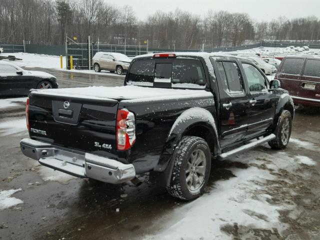 1N6AD0EV0EN746050 - 2014 NISSAN FRONTIER S BLACK photo 4