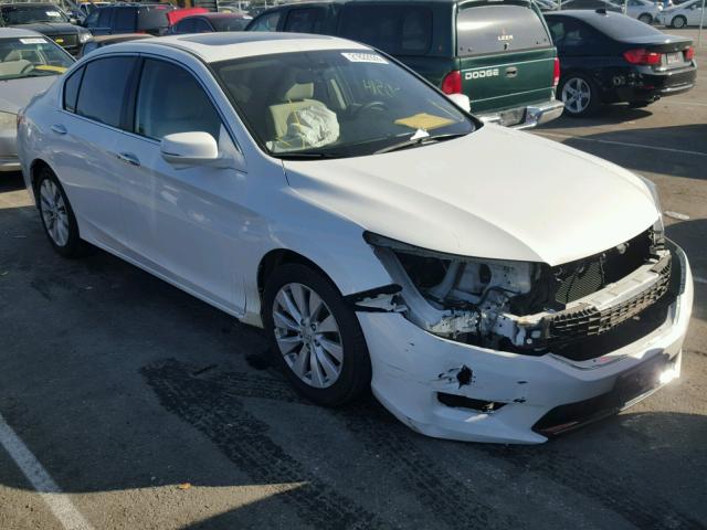 1HGCR2F70FA067348 - 2015 HONDA ACCORD EX WHITE photo 1