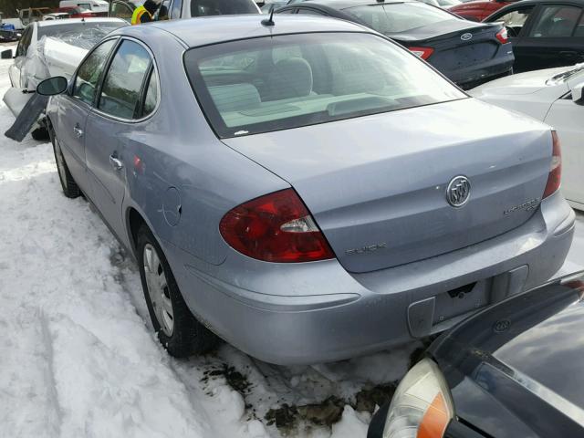 2G4WC582161290780 - 2006 BUICK LACROSSE C BLUE photo 3