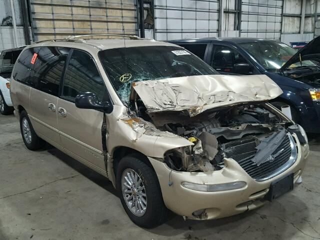 1C4GT64L0YB500074 - 2000 CHRYSLER TOWN & COU GOLD photo 1