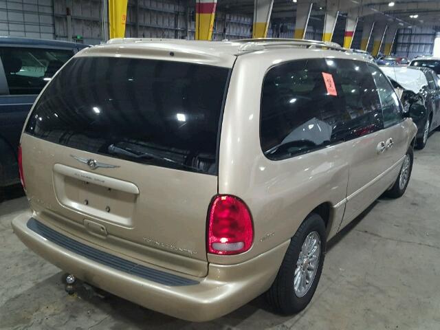 1C4GT64L0YB500074 - 2000 CHRYSLER TOWN & COU GOLD photo 4