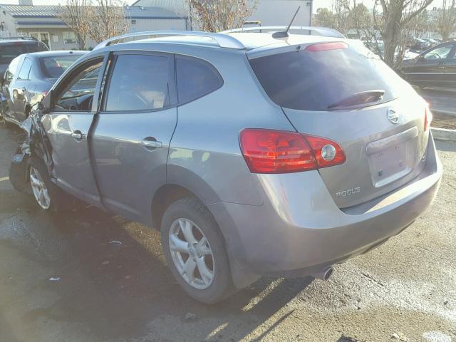 JN8AS58T48W004883 - 2008 NISSAN ROGUE S SILVER photo 3