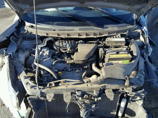 JN8AS58T48W004883 - 2008 NISSAN ROGUE S SILVER photo 7