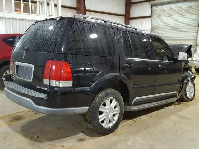 5LMEU68H14ZJ43377 - 2004 LINCOLN AVIATOR BLACK photo 4