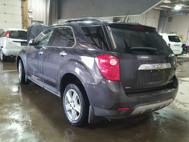 2GNFLHEK4F6211798 - 2015 CHEVROLET EQUINOX LT GRAY photo 3