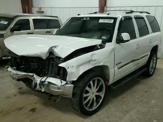 1GKEC13T85R159879 - 2005 GMC YUKON WHITE photo 2