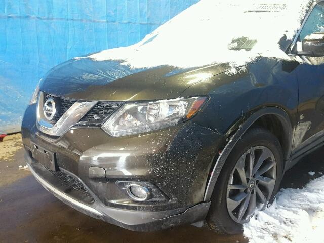 5N1AT2MV2GC758178 - 2016 NISSAN ROGUE S GREEN photo 10