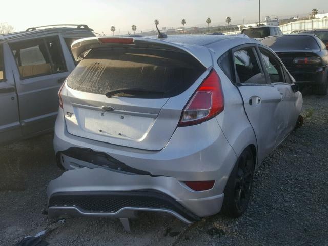 3FADP4GX4EM235356 - 2014 FORD FIESTA ST SILVER photo 4