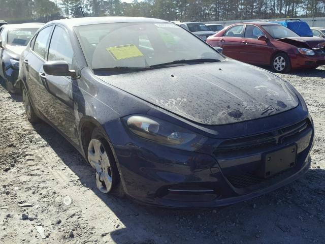 1C3CDFAH1DD215706 - 2013 DODGE DART SE BLUE photo 1