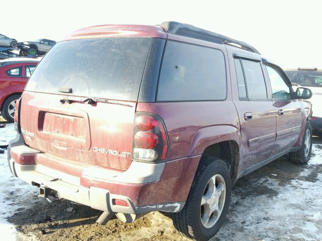 1GNET16S646169316 - 2004 CHEVROLET TRAILBLAZE MAROON photo 4