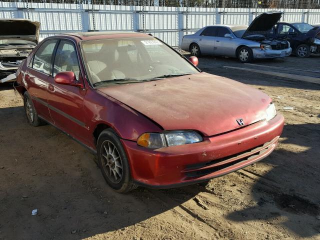 JHMEH9593RS003064 - 1994 HONDA CIVIC EX RED photo 1