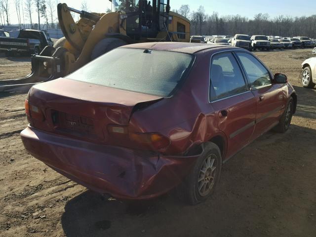 JHMEH9593RS003064 - 1994 HONDA CIVIC EX 红色 照片 4