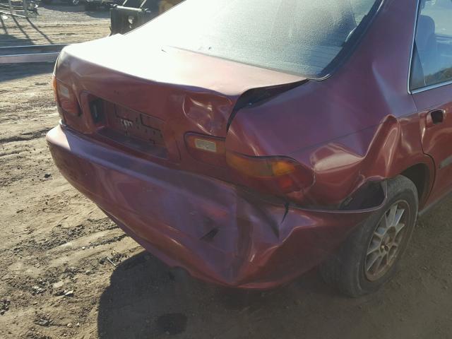 JHMEH9593RS003064 - 1994 HONDA CIVIC EX 红色 照片 9