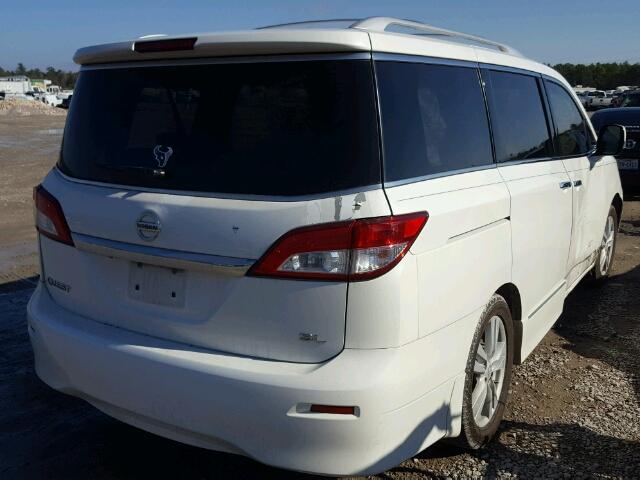 JN8AE2KP8B9001055 - 2011 NISSAN QUEST S WHITE photo 4