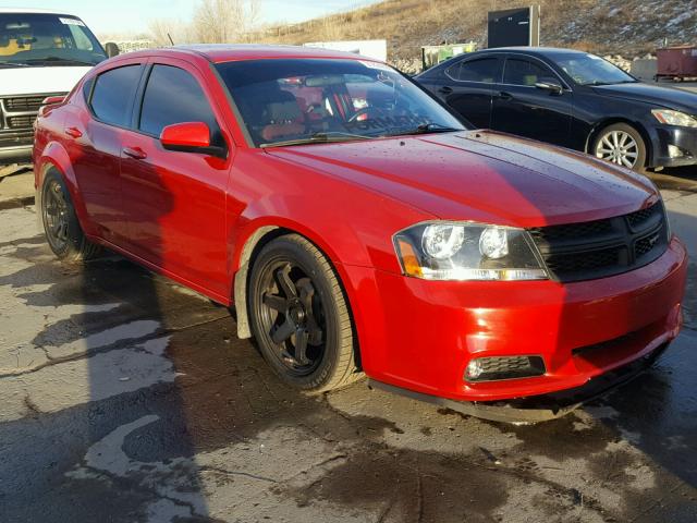 1C3CDZEG7CN126427 - 2012 DODGE AVENGER SX RED photo 1