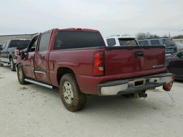 2GCEC13Z571166686 - 2007 CHEVROLET SILVERADO RED photo 3