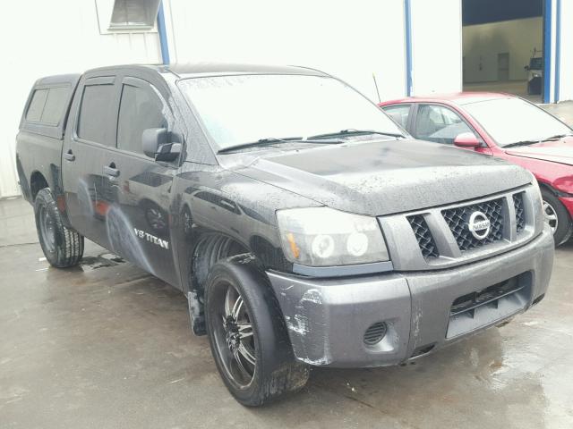 1N6AA07D08N334373 - 2008 NISSAN TITAN XE BLACK photo 1