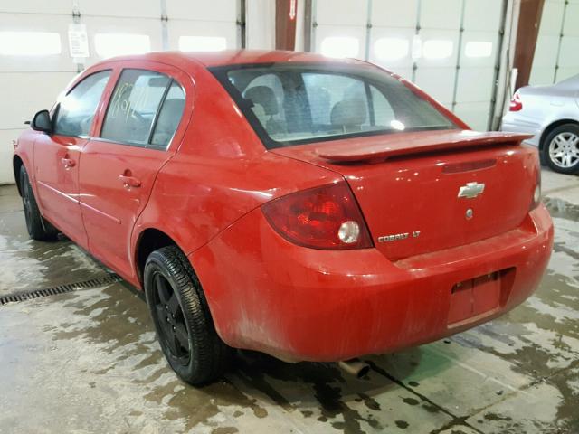 1G1AL55F267673838 - 2006 CHEVROLET COBALT LT RED photo 3