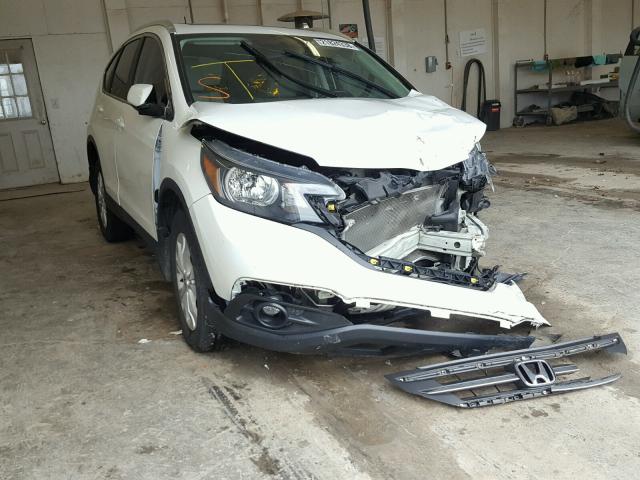 5J6RM4H7XDL065926 - 2013 HONDA CR-V EXL WHITE photo 1