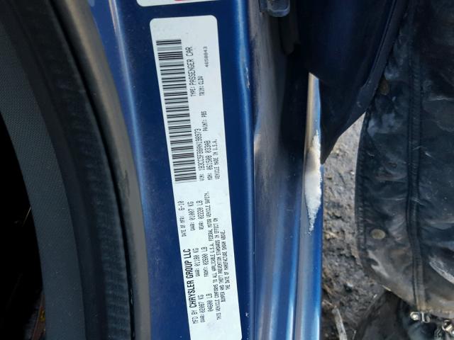 1B3CC5FB8AN198973 - 2010 DODGE AVENGER R/ BLUE photo 10