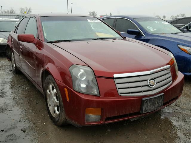 1G6DM57N930170191 - 2003 CADILLAC CTS MAROON photo 1