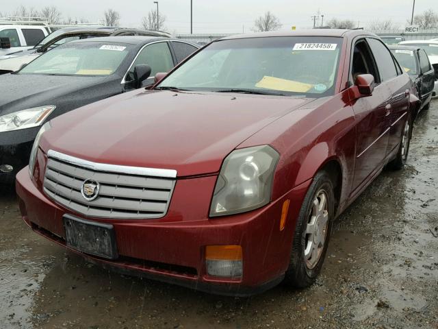 1G6DM57N930170191 - 2003 CADILLAC CTS MAROON photo 2