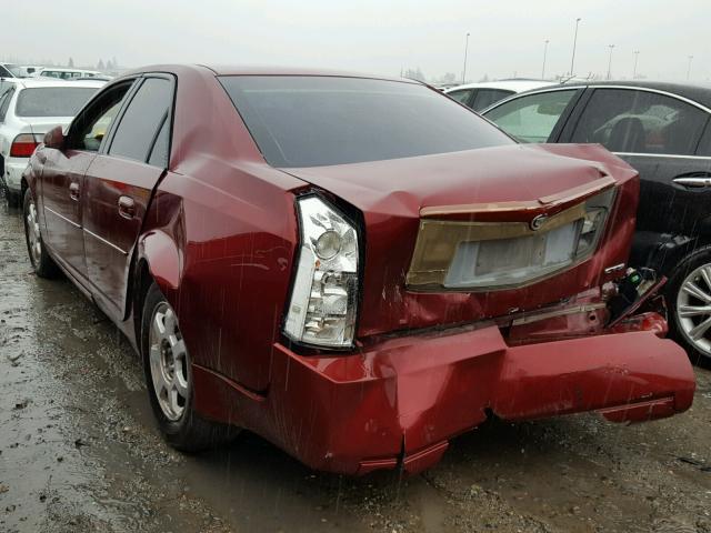 1G6DM57N930170191 - 2003 CADILLAC CTS MAROON photo 3