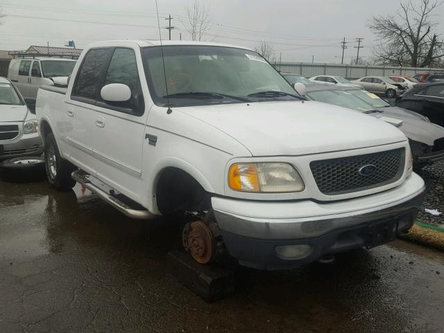 1FTRW08L01KE91342 - 2001 FORD F150 SUPER WHITE photo 1