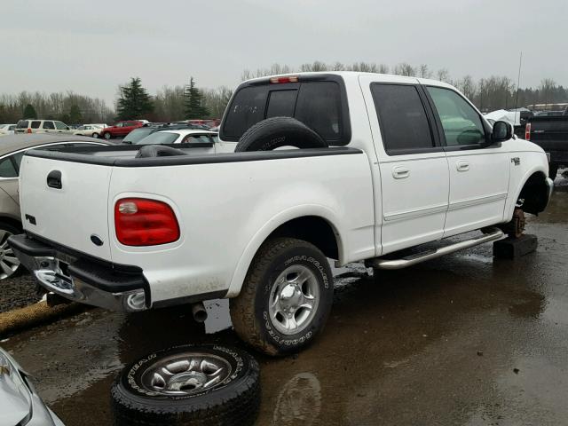 1FTRW08L01KE91342 - 2001 FORD F150 SUPER WHITE photo 4