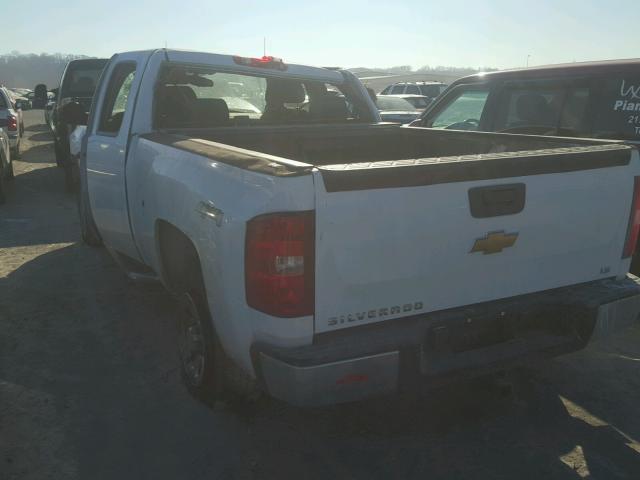 2GCEK19J471715394 - 2007 CHEVROLET SILVERADO WHITE photo 3