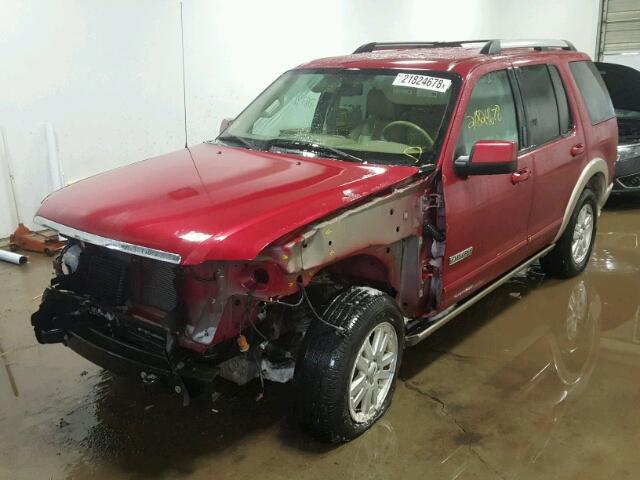 1FMEU74EX7UB71362 - 2007 FORD EXPLORER E RED photo 2