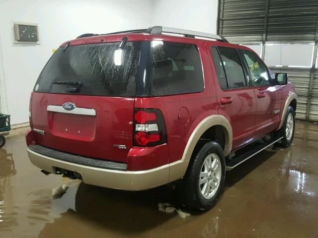 1FMEU74EX7UB71362 - 2007 FORD EXPLORER E RED photo 4