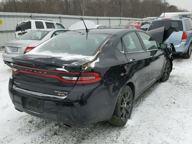 1C3CDFBB8ED903357 - 2014 DODGE DART SXT BLACK photo 4