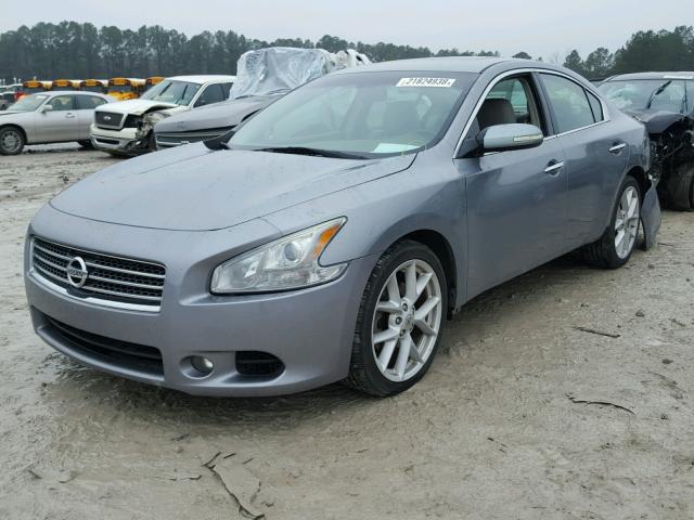 1N4AA51E99C801228 - 2009 NISSAN MAXIMA S SILVER photo 2